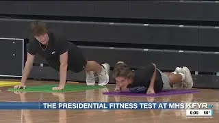 Mandan High School bases freshmen PE curriculum on Presidential Fitness Test