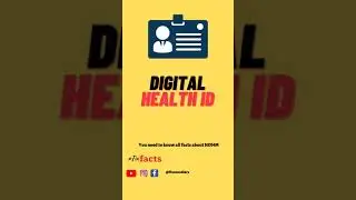 DIGITAL HEALTH ID CARD . #trending