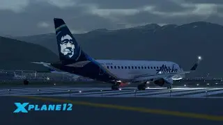 Embraer 175 - Alaska Airlines | Juneau [PAJN] - Nome [PAOM] | X-Plane 12 | Full Flight