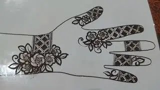 Minimal mehndi ( Full video) #01trendinghenna #mehndi #music #henna #mehndidesign 