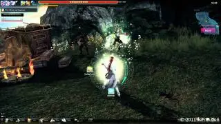 Vindictus - Evie Gameplay - Staff - Kazgulam