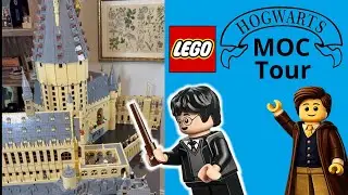 LEGO Harry Potter Hogwarts Castle MOC Tour!