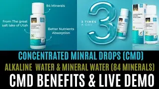 Vestige CMD Minral Drops Product demo Part 1 | Vestige Prime Health Supplement CMD Demo