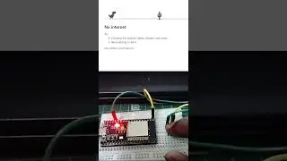 ESP32 Wireless Chrome Dino Controller