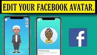 How to edit avatar on Facebook
