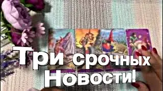 ❤️ ТРИ НОВОСТИ ! СРОЧНО! ВАЖНО! ❤️ #гадание #таро #tarot