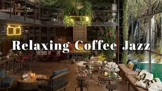 Caf&eacute; Shop at Waterfall and Enjoy Coffee - Elegant Jazz Piano, Sweet Jazz Music For Relax, Work