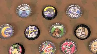Bottle Cap Project:  How to make necklace, keychain, car charm