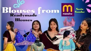 Blouses from Meesho👚 || Readymade blouses #meesho