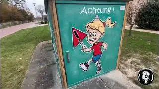 Graffitiauftrag Trafostation - Motto: Grundschule Echem