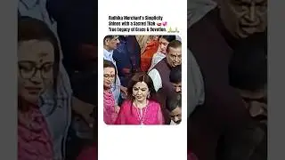 Radhika Merchant&rsquo;s Simplicity Shines with a Sacred Tilak 🪔💞 | True Legacy of Grace & Devotion
