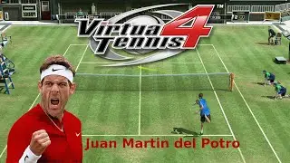 Virtua Tennis 4 - Teknoparrot - Juan Mart&iacute;n del Potro 1cc - Very Hard