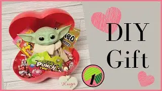 Baby Yoda Valentine's Day DIY Gift Idea | DOLLAR TREE DIY | Grogu