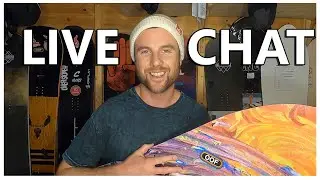 New Snowboard Plans + New Covid Rules - Live Snowboard Chat
