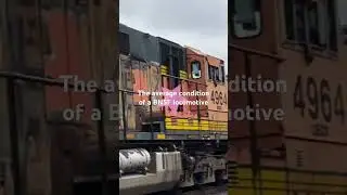 Why is this true😭 #railway #train #bnsf #gevo #ge #funny #gevo #locomotive #burnt #onfire #fun
