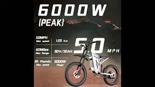 Freego X2 Pro Electric Dirt Bike | 6000W Beast 50MPH Off-Road!