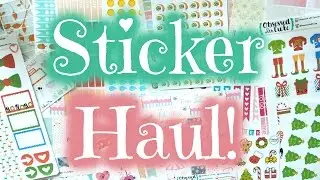 Etsy Sticker Haul ~ ObsessedWithCute, TwoLilBees, KittenPlans, Boulderbon