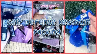 ✨Self Defense Keychain ✨ | ASMR Pack an order  📌 |  Tiktok compilation ✔️