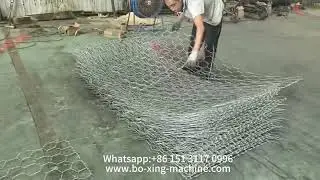 CNC Type Gabion Mesh Machine,#gabion machine,Heavy-duty hexagonal mesh netting machine