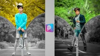PicsArt New Zip Photo Editing || Chain Photo Editing PicsArt || urban editz