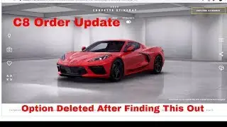 C8 Order Update And Something You NEED To Know Before Ordering!
