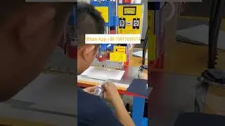 TPU label logo high frequency welding machine for tpu badge