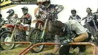 Mike Brown Vs. Ryan Hughes 2003 Mt. Morris 125cc Moto 2 Part 1