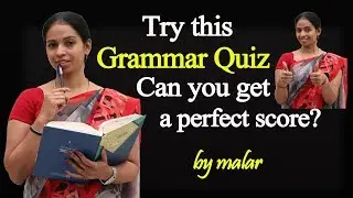 Grammar Quiz #112 - Learn English through Tamil
