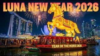 Singapore Lunar New Year Night Parade 2026 🏮 | Marina Bay Festival & Top Chinese New Year Songs