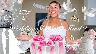 WEDDING SHOPPING HAUL💍✨🤍🎁 (WEDDING MUST HAVES, WEDDING SHOPPING, REVIEW VIDEO, ETSY REVIEW, HAUL)