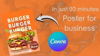 Create a Stunning Poster with Canva in 10 Minutes #canva fyp