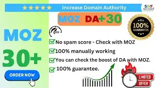 How to Increase Website Authority to DR 30+ Domain Rating 2025 Service to increase domain authority