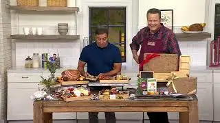 Sergio's Charcuterie Pairings w/ (2) Boards & Knife Set on QVC