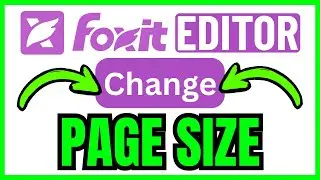 How To CHANGE Page Size In Foxit PDF Editor (QUICK & EASY) 2026