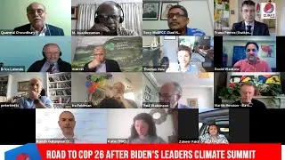 Climate Channel  :        Road To COP 26 After Biden's Leaders Climate Summit