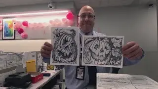 Rhode Island postal worker spreading joy one sketch at a time