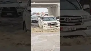 #flood occurred #Dubai, #UAE due to heavy #rainfall. #flooding #flashflood #rain #heavyrain