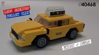 LEGO CREATOR 40468 Yellow Taxi - 2021 Collection - Speed Build - Compact Lego Builds