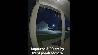 Disappearing person caught on security camera @3:00am