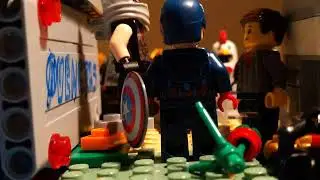 Your New Captain America Scene In Lego | Falcon and the winter soldier