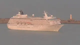Crystal Symphony crossing the Bay at Dover