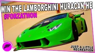 #FORZATHON Just A Little Recreation (FORZA HORIZON 3) win the Lamborghini Hurac&agrave;n HE