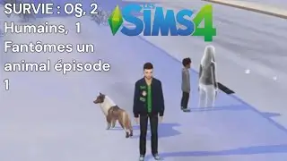 LA  SURVIE : 0&sect;, 2 Humains,  1 Fant&ocirc;mes un animal &eacute;pisode 1 sur les Sims 4