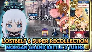 【FGO】 Lostbelt 6 SUPER Recollection - Astraea 3 Turns Morgan - Road to 7