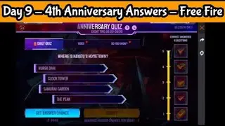 WHERE IS HAYATO'S HOMETOWN- 4TH ANNIVERSARY QUIZ - GARENA FREE FIRE