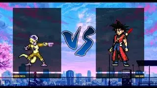 Golden Frieza VS Xeno Goku || Jump Force Mugen || Full Fight