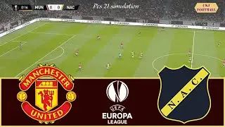 Manchester Utd Vs NAC Breda | UEFA Europa League 2025-2026 | PES 21 Simulation