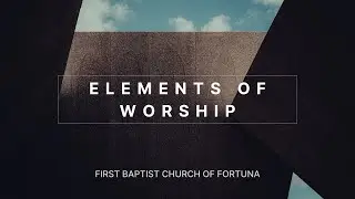 Hebrews 8:1-2 | Elements of Worship: The Worship Leader