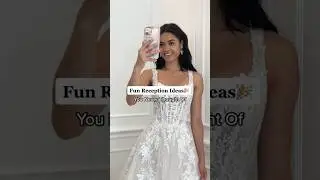 Fun Reception Ideas You Never Thought Of! #shorts #weddingideas #receptionideas