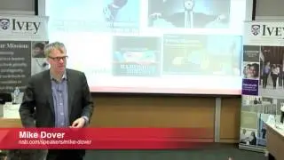 NSB Speaker Mike Dover at Ivey Idea Forum
